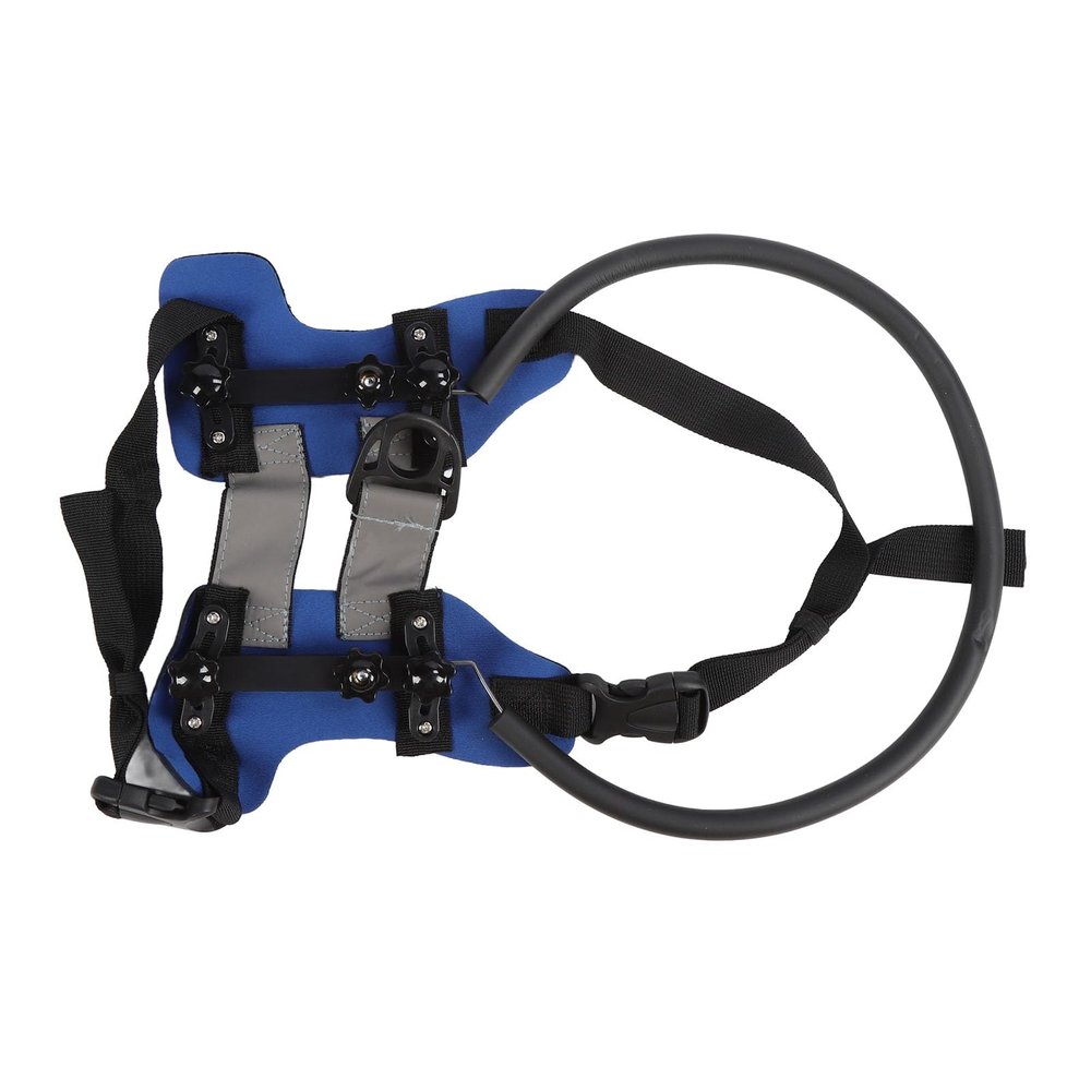 Cryfokt Ring Harness for Blind Dogs, Adjustable Halo Safety Harness with Aluminum Strip (M)