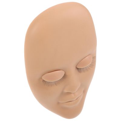 Zerodeko PVC Practice Mannequin Head for Eyelash Extensions and Makeup