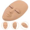 Zerodeko PVC Practice Mannequin Head for Eyelash Extensions and Makeup view 3