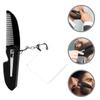 Folding Beard Comb with Mirror, Fine Teeth and Keychain view 4