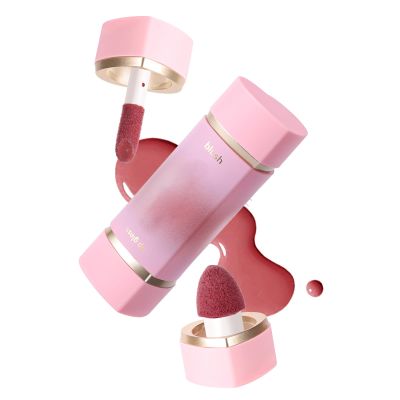 Dual-Use Liquid Cheek and Lip Blush with Natural Finish