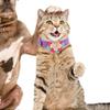 Saxojonon Dog Training Leash, Microfiber - Pet Collar for Cats with Colorful Petals view 3