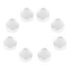 8-Piece Transparent Silicone Nail Art Stamp Set, 2.8 cm view 1