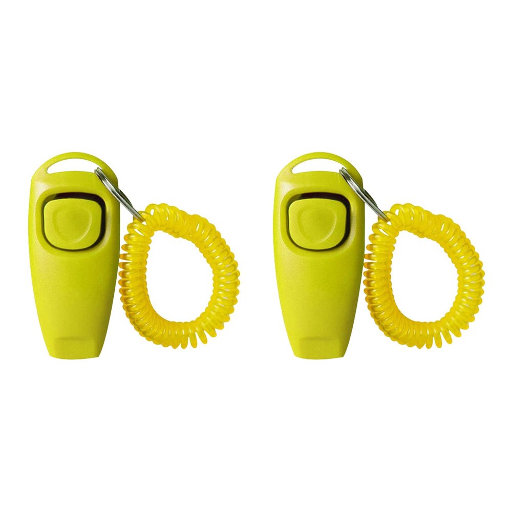 2-Pack Dog Clicker Whistle Training Set