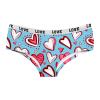 Sexy Women's Panties with Valentine's Day Print, Sky Blue, L view 2