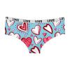Sexy Women's Panties with Valentine's Day Print, Sky Blue, L view 3