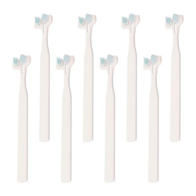 NUOBESTY 8-Pack Soft-Bristle Toothbrushes for Dogs and Cats