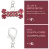 Alasum 2-Pack Dog Bone Charms with Zirconia view 4