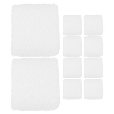 Replacement Filters for Cat Fountains with Sponge, 10-Pack, White