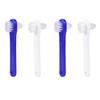 4-Piece Double-Sided Denture Cleaning Brush Set, Plastic and Nylon view 1