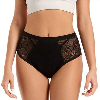 Women's Incontinence Period Panties (Black, XL)