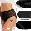 Women's Incontinence Period Panties (Black, XL) view 2