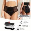 Women's Incontinence Period Panties (Black, XL) view 3