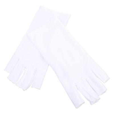 BIUDECO Fingerless Polyester UV Protection Manicure Gloves