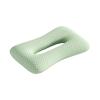 budiniao Ear Protection Pillow, Handmade Polyester Cotton, Soft and Breathable, for Side Sleeping, Green, 54 x 36 x 10 cm view 3