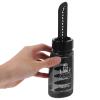 3 Empty Hair Gel Bottles with Comb, 260 ml, Black Plastic view 3