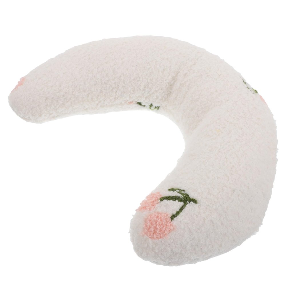 JEWEDECO U-Shaped Cat Pillow for Cats and Small Dogs
