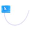 Pet Blood Pressure Cuff for Dogs and Other Pets, Blue, Plastic view 1