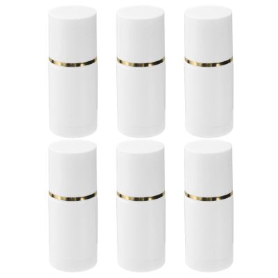 White Sponge Applicator Bottles, 20 mL, 6-Pack, ABS Plastic