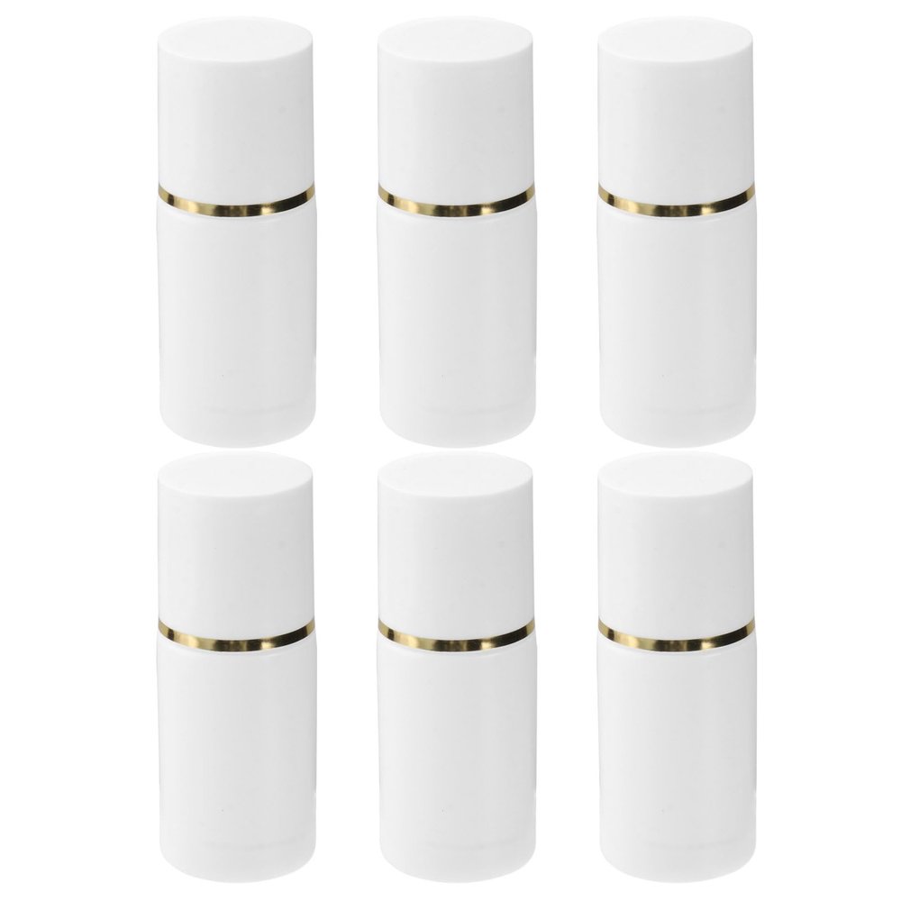 White Sponge Applicator Bottles, 20 mL, 6-Pack, ABS Plastic