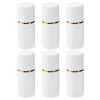 White Sponge Applicator Bottles, 20 mL, 6-Pack, ABS Plastic view 1