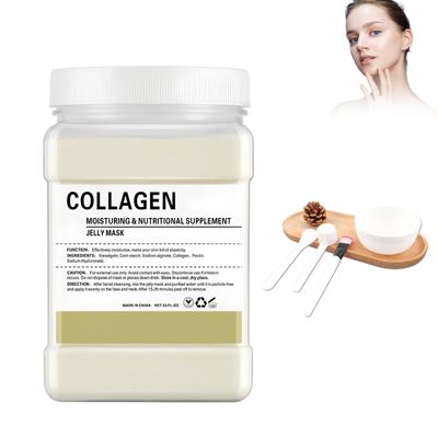Professional Jelly Facial Mask, Hydrating Peel-Off Natural Gel Mask for Deep Hydration and Glow, Collagen