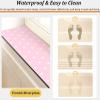 Dailify Pink Windowsill Mat with Star Pattern, 59.1 x 15.7 in view 3