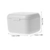 SKISUNO Portable White PP Denture Case for Outdoor Use view 2