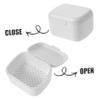 SKISUNO Portable White PP Denture Case for Outdoor Use view 3