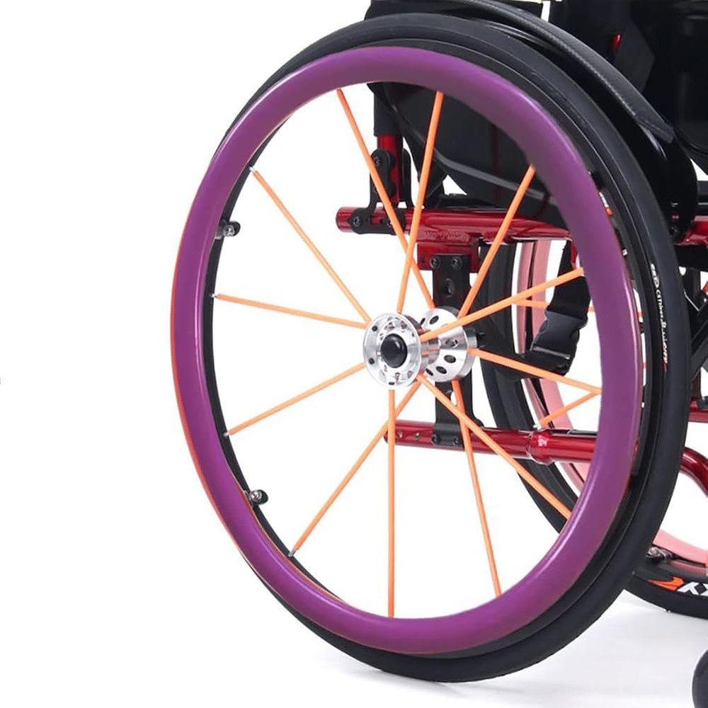 Non-Slip Silicone Wheelchair Push Rim Covers for Better Grip and Traction