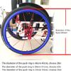 Non-Slip Silicone Wheelchair Push Rim Covers for Better Grip and Traction view 2