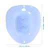 HEATSHAKING Sitz Bath Toilet Basin for Pregnant Women, Smooth Plastic, with Overflow-Prevention Hole view 2
