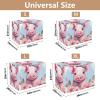 Cute Pig with Bow Dog Crate Cover, Durable Cover with Mesh Windows, Reduces Barking, Small view 3