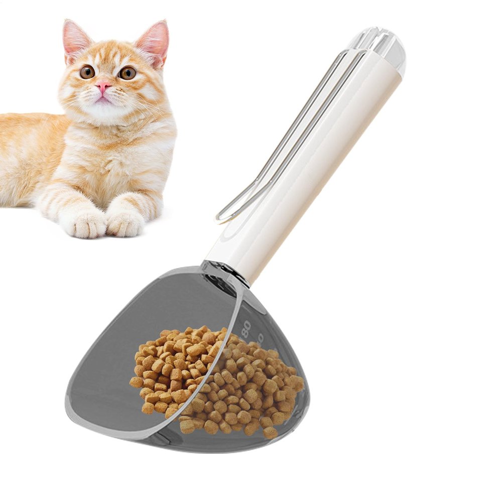 Portable Pet Food Scoop for Dogs and Cats
