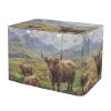 Dog Crate Cover, Scottish Highland Cows and Mountains, Windproof, X-Large view 1