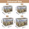 Dog Crate Cover, Scottish Highland Cows and Mountains, Windproof, X-Large view 3
