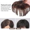 6-8 Natural Brown Hair Topper for Women with Thinning Hair view 3