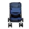 Foldable Dog and Cat Stroller, Blue, 95 x 75 x 49 cm view 4