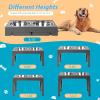 Elevated Dog Bowls with 5-Level Adjustable Stand view 2