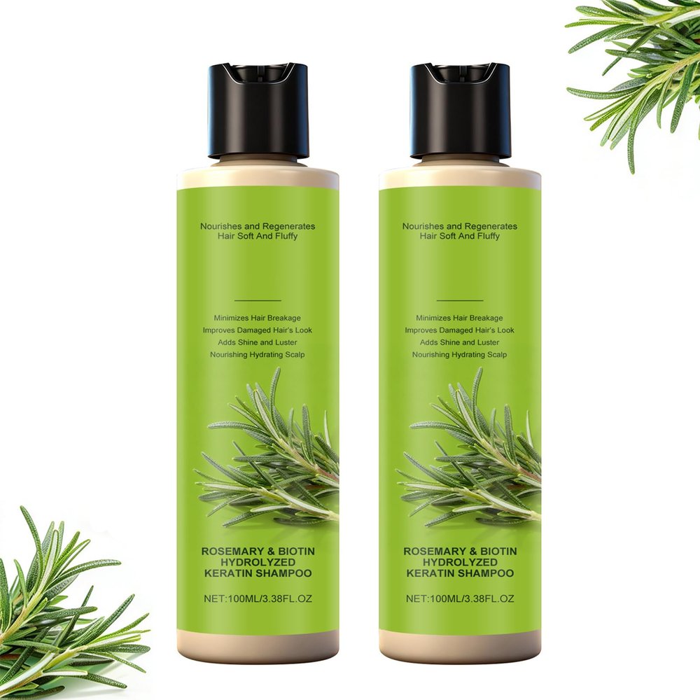 Rosemary Shampoo for Hair Thickening, 2-Pack
