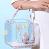 JISADER Transparent Lightweight Bird Carrier for Budgies, Parakeets and Other Small Birds view 3