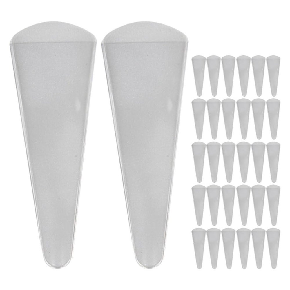 50-Pack Transparent PVC Scissor Protective Sleeves
