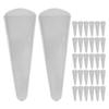 50-Pack Transparent PVC Scissor Protective Sleeves view 1