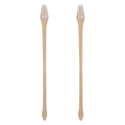 Double-Sided Bamboo Dog Toothbrushes, 2-Pack