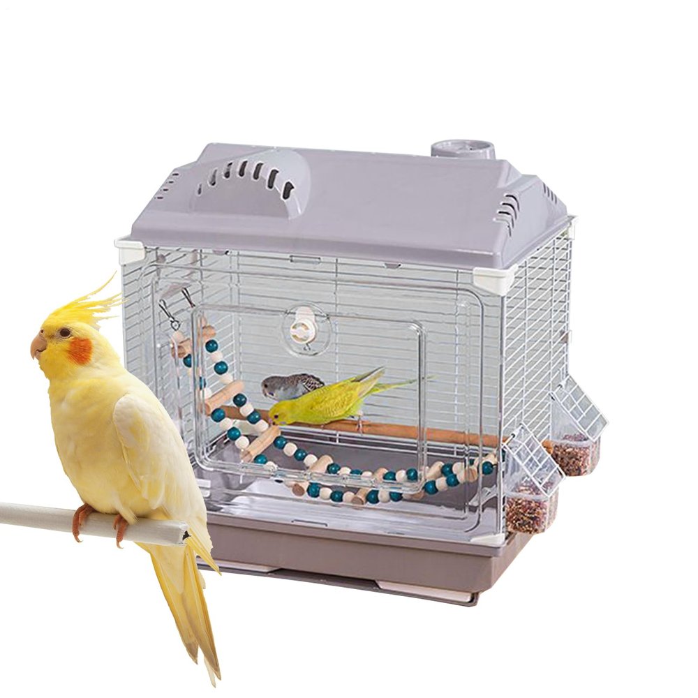 Portable Travel Bird Carrier for Small Pets and Cockatiels