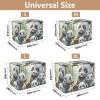 Wind-Resistant Cover for Dog Crates with Cute Panda Forest, Universal Size, Fits Pet Crates, Size XL view 3
