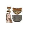 Lymphatic Facial Massage Brush for Sensitive Skin, Brown view 1