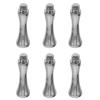 Pet Scissor Finger Rests, 6-Piece Set, Stainless Steel view 1