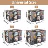 Funny Gorilla Painting Washable Dog Crate Cover with Roll-Up Side Panels and Openings, Small view 3