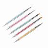 Cosiki 5-Piece Nail Art Brush Pen Set for Drawing, Painting and Decoration view 2